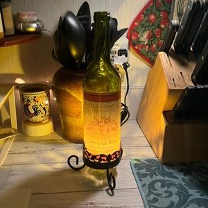 12” wine bottle light